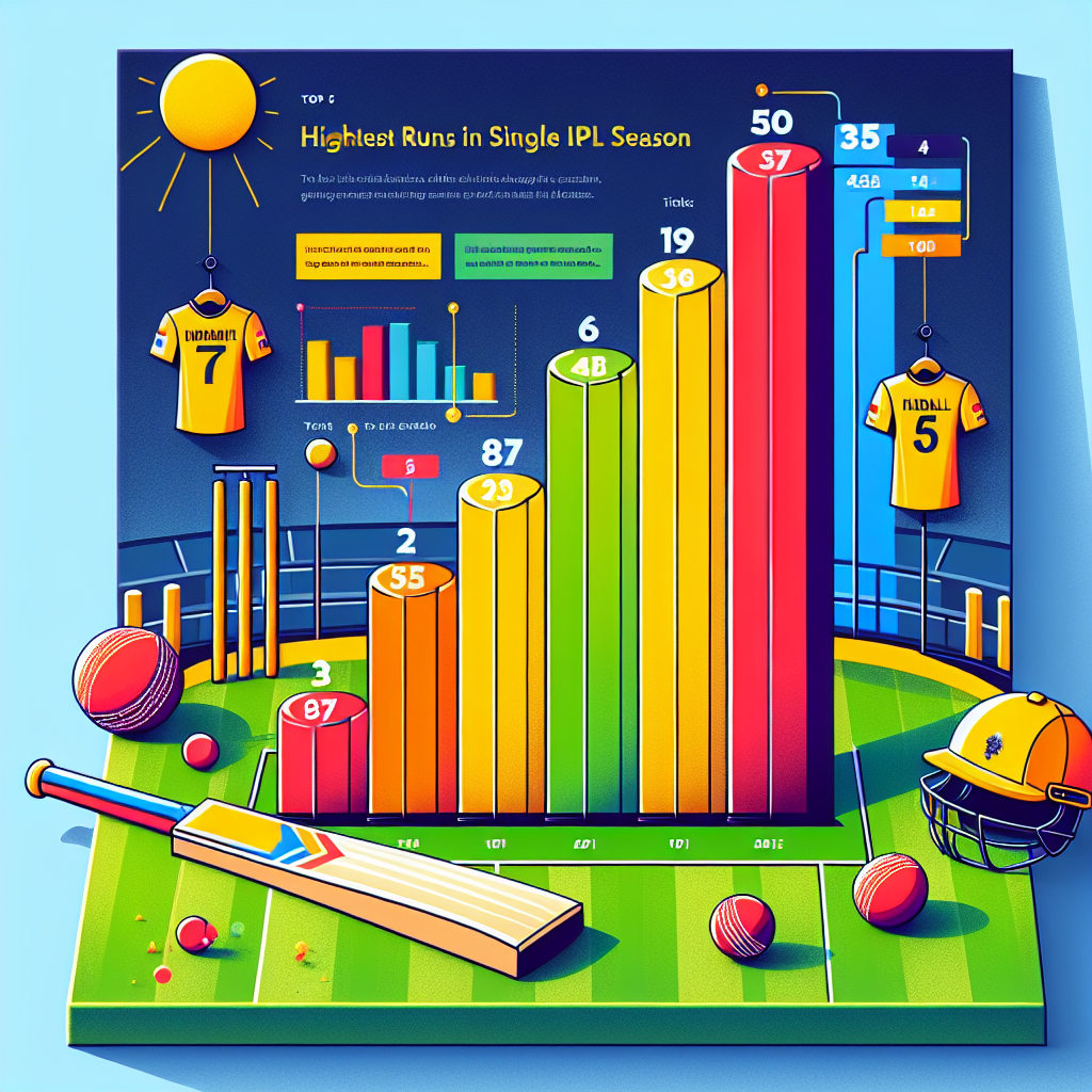 Highest runs in ipl single season